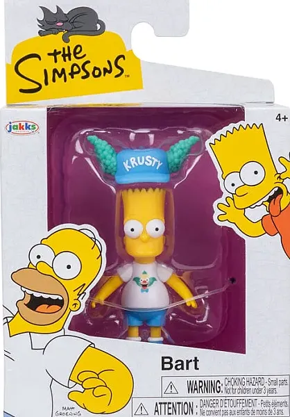 SIMPSONS MINI FIGURE WAVE 3 BART (KRUSTY CAMP) 7 CM